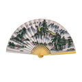 Pine Tree — Extra Large Chinese Folding Fan Wall Decor | 1.6 m when unfolded | Handcrafted in China